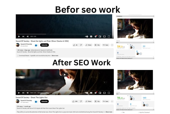 do youtube video SEO and organic channel growth for top ranking